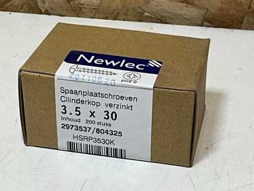 Șurub Newlec Chipboard galvanizat 3.5x30 (3600x)