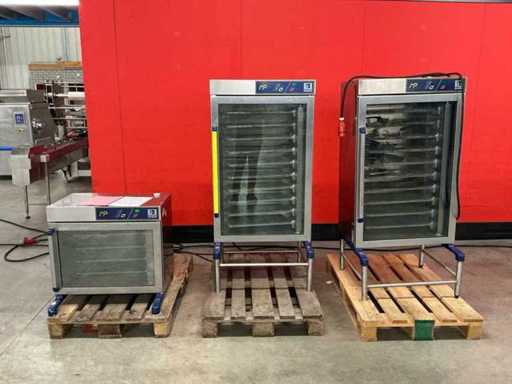 Batch of 3 Professional ISECO / SIP Aube Regeneration and Warming Ovens (1x MP 411 and 2x MP 1011)