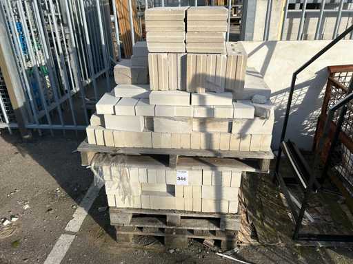 Batch of sand-lime brick remnant