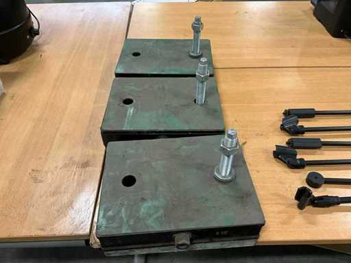Schwerer Maschinennivellierungsfuß (3x)