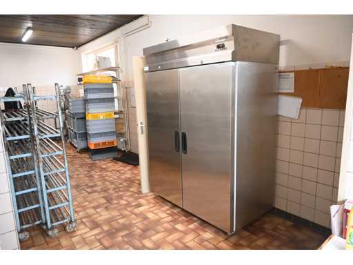 Inomak CE2140 Double Door Stainless Steel Refrigerator