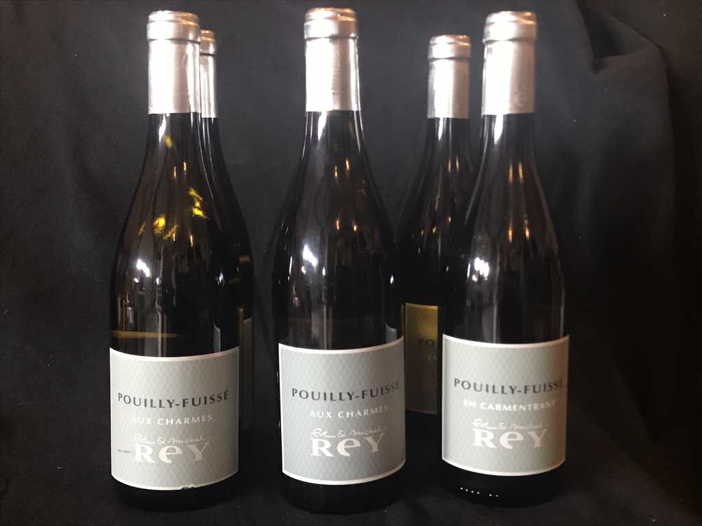 Pouily - Fuissé 4x aux Charmes en 2x Carmentrant Witte wijn