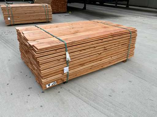 Deska ogrodowa klasa czerwona 1800x140x16mm (192x)