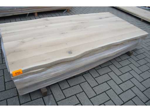 1x Trunchi de copac din stejar masiv efect 2m10