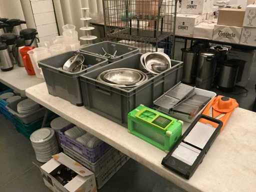 Lot of kitchen equipment