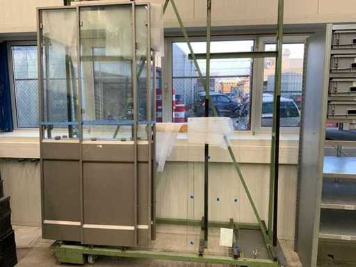 Steel doors and frame