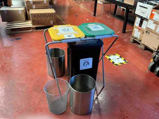 Dubbele zakkenhouder