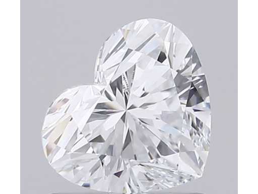 Diamant crescut în laborator, 4,00 ct, în formă de inimă, tăiat liber