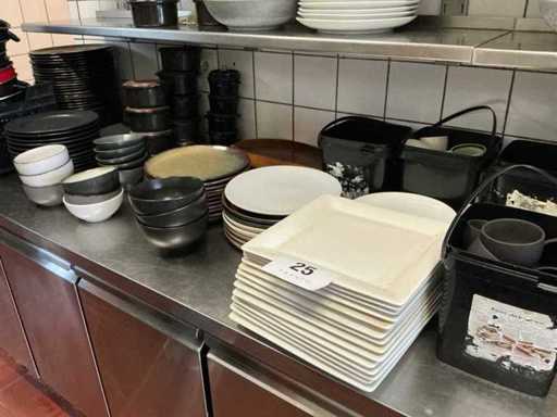 Fournée de porcelaine de table