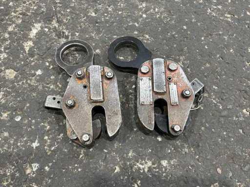 Renfroe Plaathefklem 1 ton (2x)