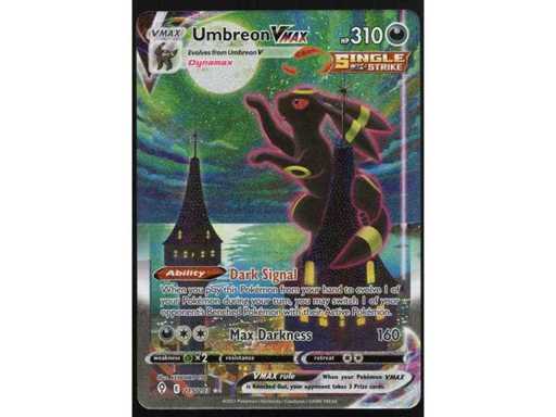 2021 Umbreon VMAX Alterned Art Evolving Skies 215/203 Pokémon card