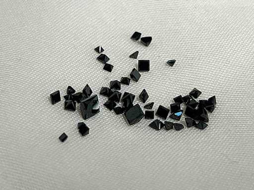 Zwarte diamant 2.03 carat natuurlijke zwarte diamant gecertificeerd