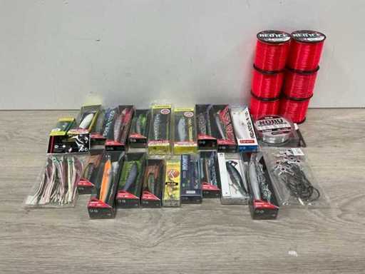 Divers objets de pêche (28x)