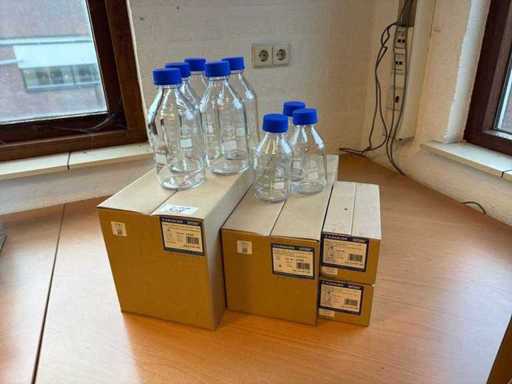 Kavalier Simax GL45 Laboratory Bottles: 15x 1000ml, 13x 500ml, 20x 50ml