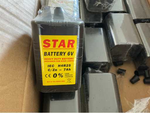 Batteries Batterie 6 volts (38x)