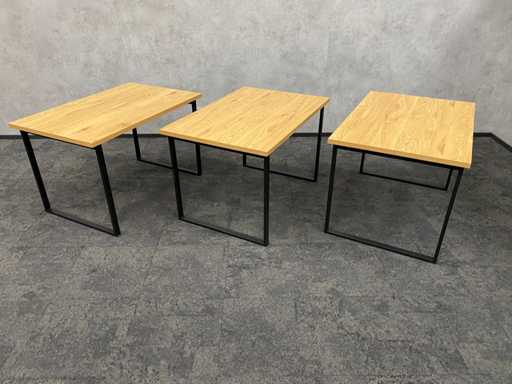 3x Jysk - table de cantine 120x80