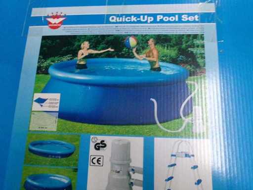 Wehncke Quick-up Zwembadset, filter, ladder, zeil (MR)