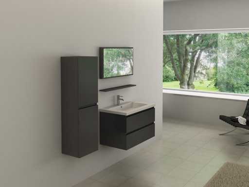 Bathroom furniture set - Vonato - 0 - 1-Person 80 cm
