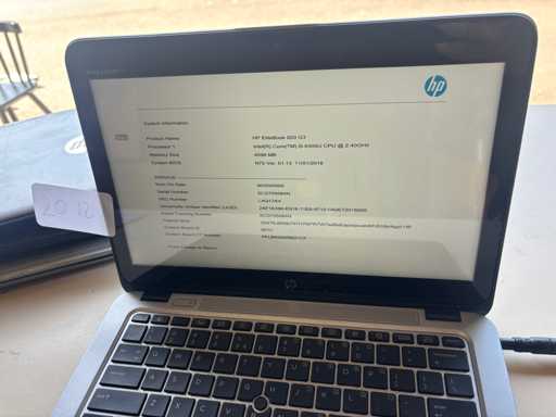 HP Elitebook 820 G3 - Cœur Intel (R) (TM) i5-6300U @ 2,40Ghz