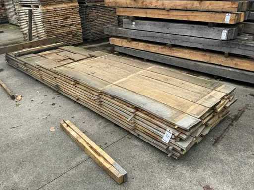 Oak planks 22 mm 0.657 m3