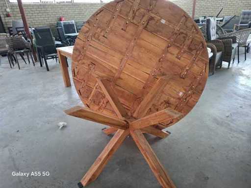 Ayra – drewno tekowe – stół ogrodowy (150cm)