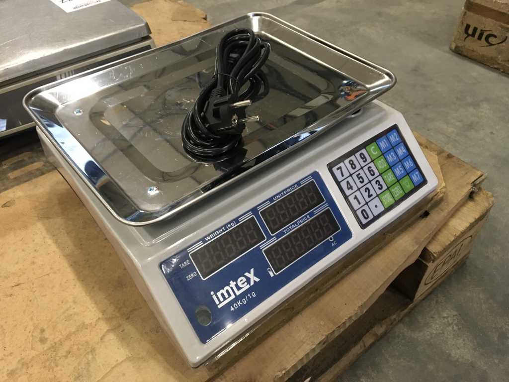 Imtex Dual Display Weighing Scale