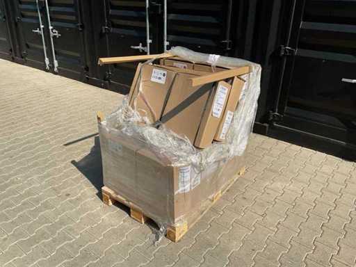 Allibert 80cm Nexx 800x460 Solid Black 816338 sinkt 12 Stück