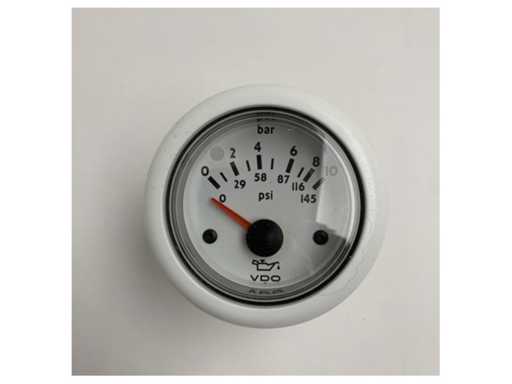 Manometro VDO Ocean Line 10 Bar/145 PSI N02-124-110