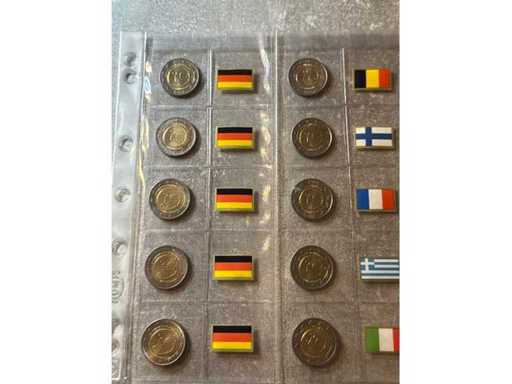 10x €2 10 Years of Economic and Monetary Union 2009