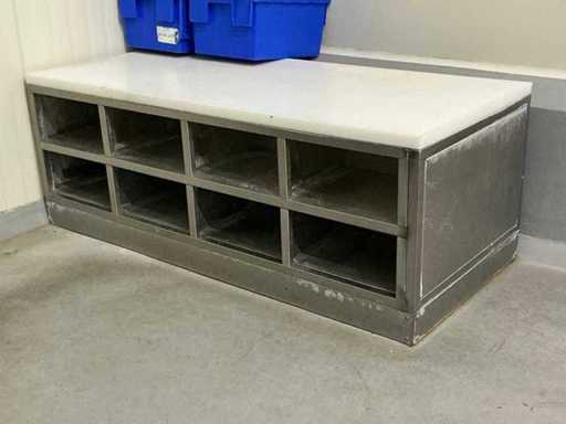 Stainless steel storage cabinet