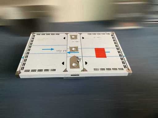 Island ABK Stainless Steel Extractor Hood 100x56cm