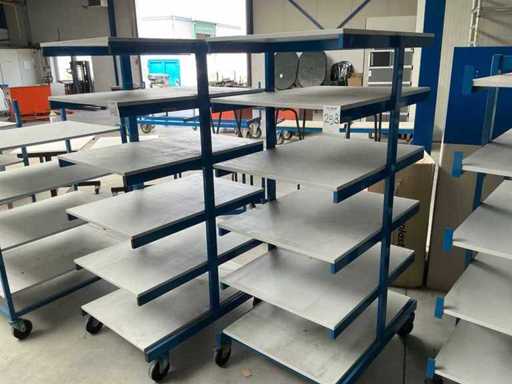 Carrello a scaffale Aestico (2x)