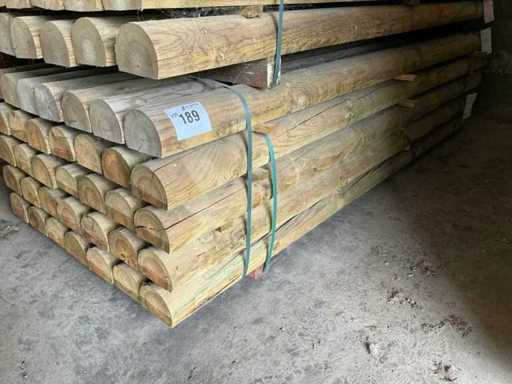 Grenen paal (35x)