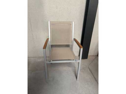 Garden chairs (8x)