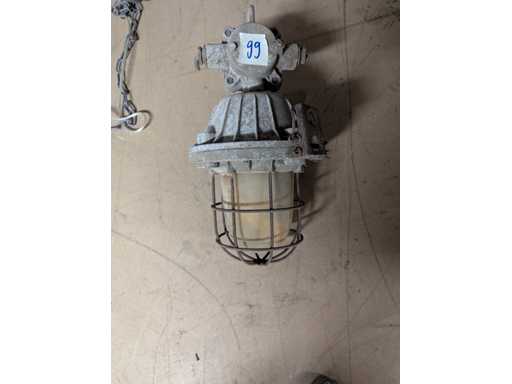 Lampe de minière vintage