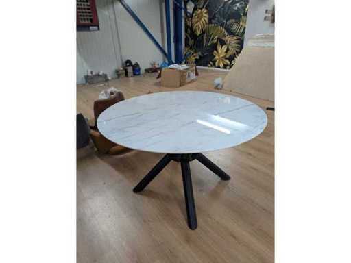 Table à manger en marbre 110 cm
