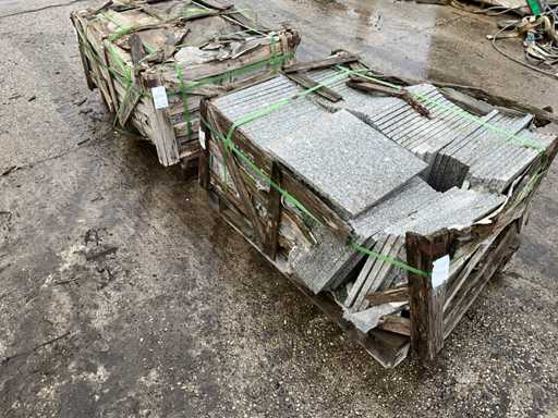 Carrelage de terrasse gris Talila environ 31,68 m2