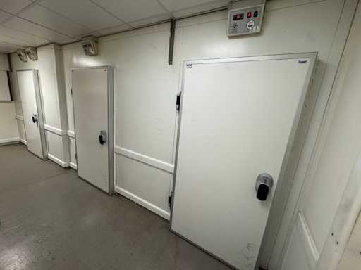 Refrigeration and freezer combination with compressor