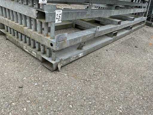 Transport frame for construction fences (3x)