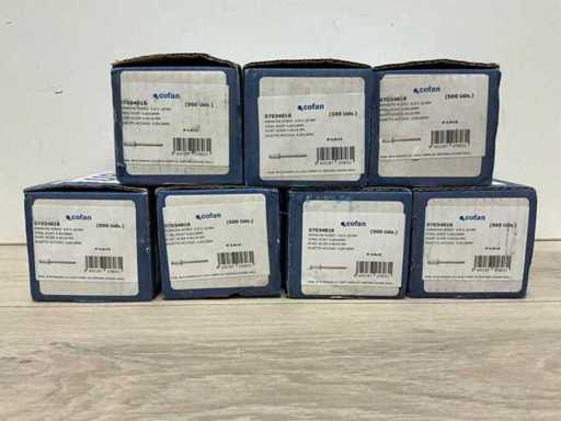 Cofan 4.8 x 18 mm Pop Rivet (3500x)