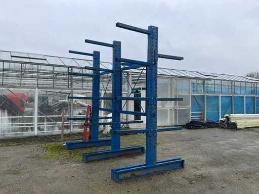 Dubbelzijdige Profielrek/draagarmstelling