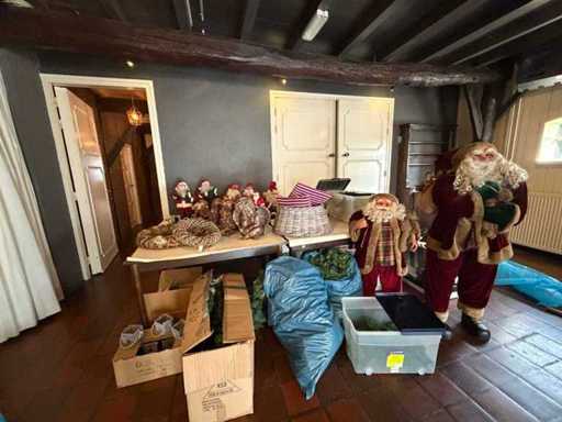 Complete Christmas decoration set including Artificial Christmas tree