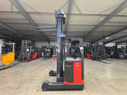 01/2004 Service + UVV 05/2027 Linde R16HD 1,600kg Triplex 870cm Wagon élévateur électrique 14,796 heures