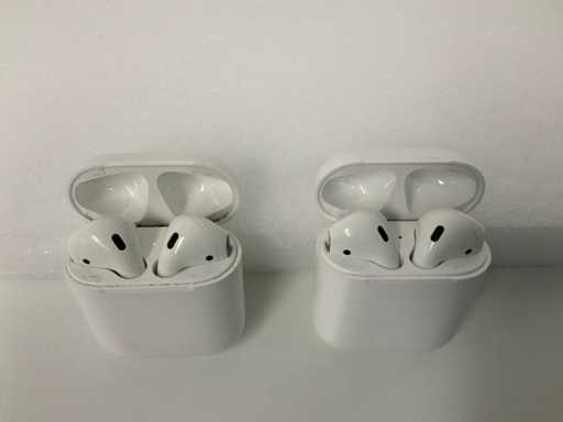 Apple - AirPods 2 z etui ?aduj?cym - MV7N2ZM/A (2x)