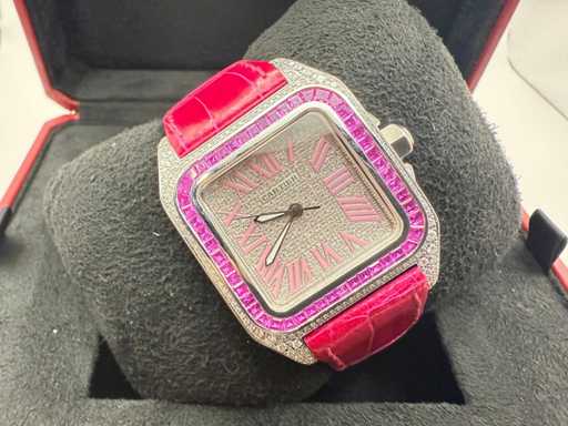 Cartier Santos 100 Medium | ICED Out Naturel Diamonds | 2025 