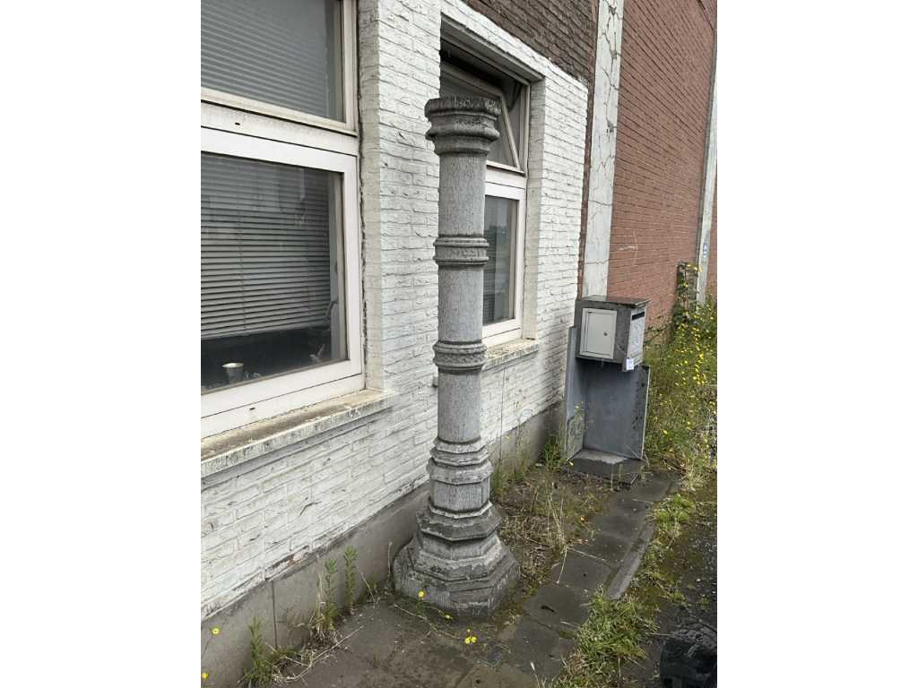 Natural stone column