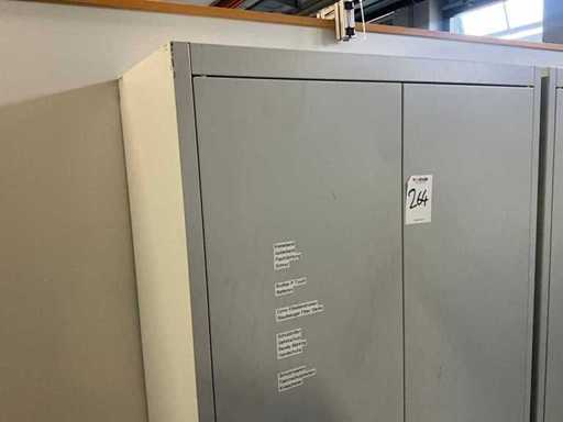 Cabinet with contents