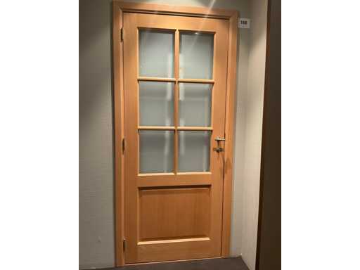 Porte intérieure en bois massif