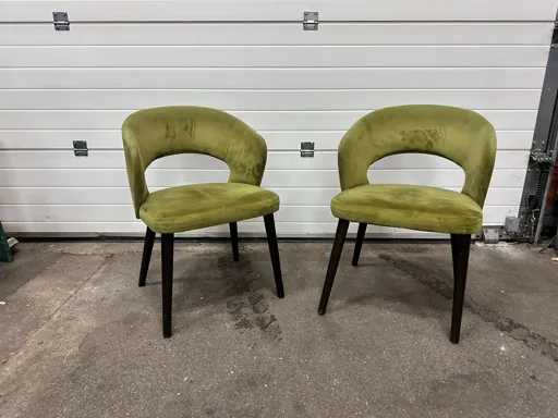 Fauteuil gestoffeerd (2x)