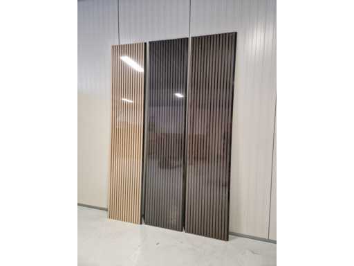 Wall panels, storage tents, containers and façade cladding